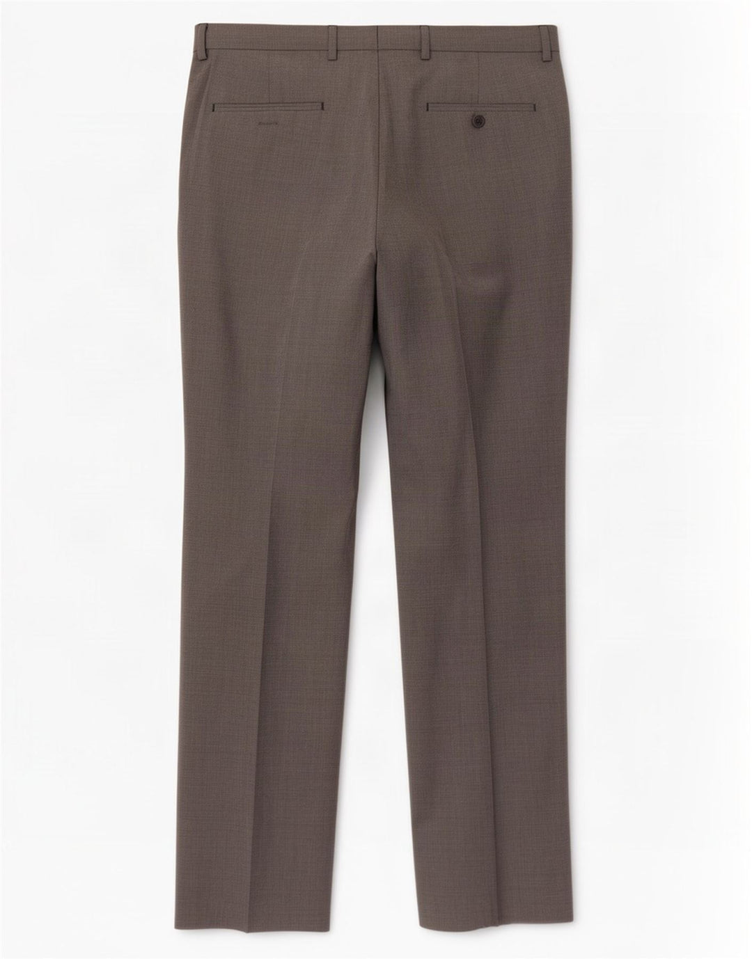 Marks & Spencer Mens Tailored Fit Casual Trousers W34 L33 Grey Polyester