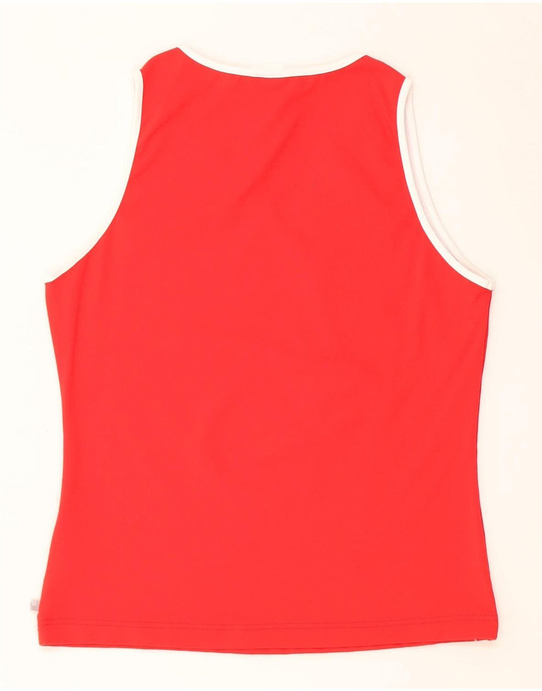 ADIDAS Womens Vest Top UK 18 XL Red Nylon