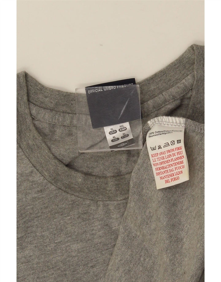 UMBRO Mens Graphic Vest Top XL Grey Cotton