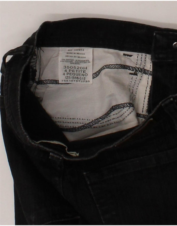 LEE Womens Denim Shorts US 4 Small W26  Navy Blue Vintage Lee and Second-Hand Lee from Messina Hembry 