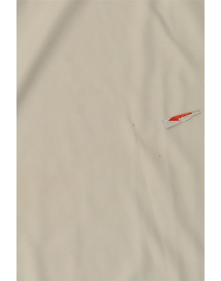 Adidas Mens T-Shirt Top XL White Colourblock Polyester