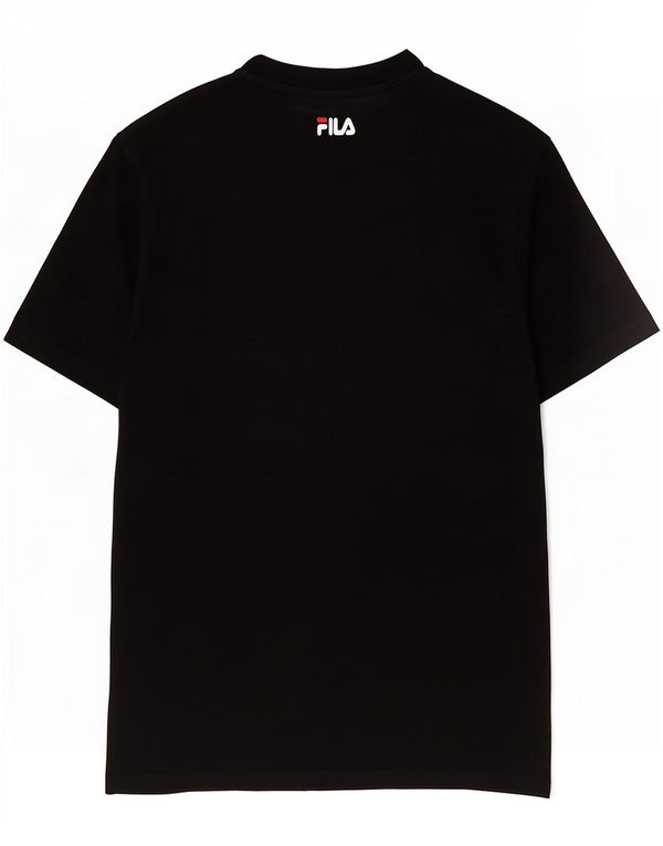 Fila Womens T-Shirt Top UK 10 Small Black