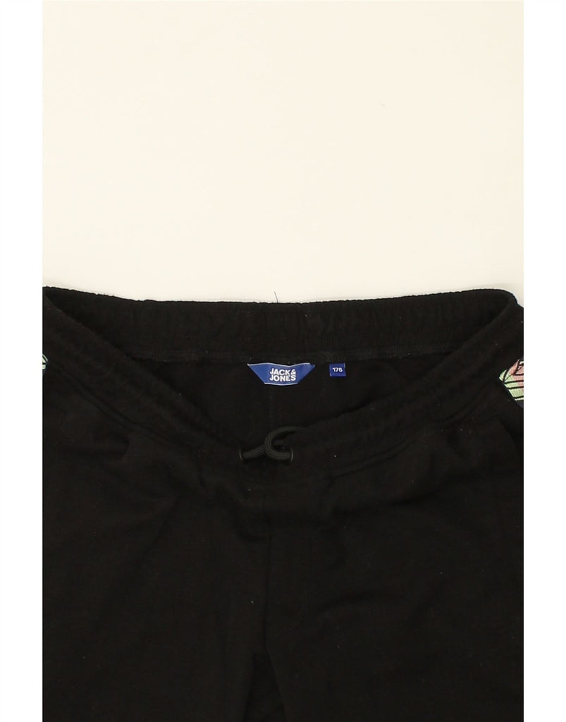 JACK & JONES Boys Graphic Sport Shorts 15-16 Years Black Polyester | Vintage Jack & Jones | Thrift | Second-Hand Jack & Jones | Used Clothing | Messina Hembry 