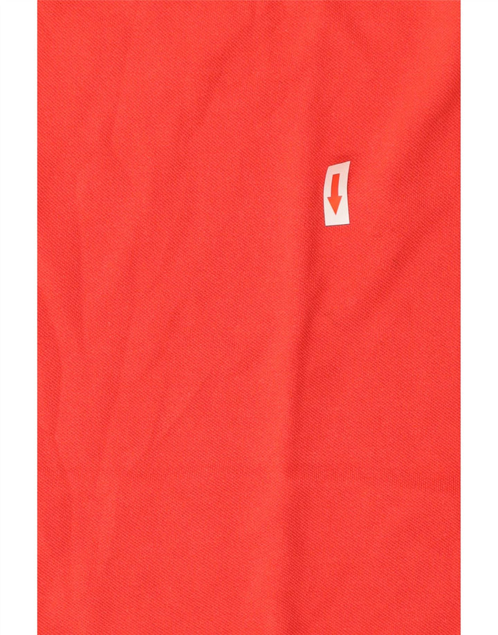 Kappa Mens Polo Shirt Large Orange Cotton