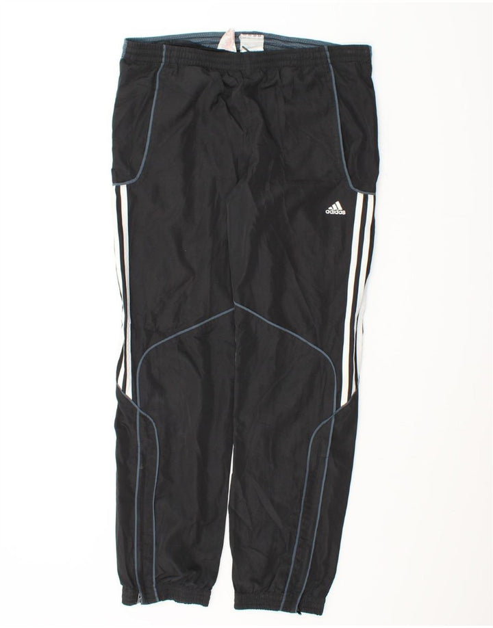 ADIDAS Boys Climacool Tracksuit Trousers Joggers 13-14 Years  Black Vintage Adidas and Second-Hand Adidas from Messina Hembry 