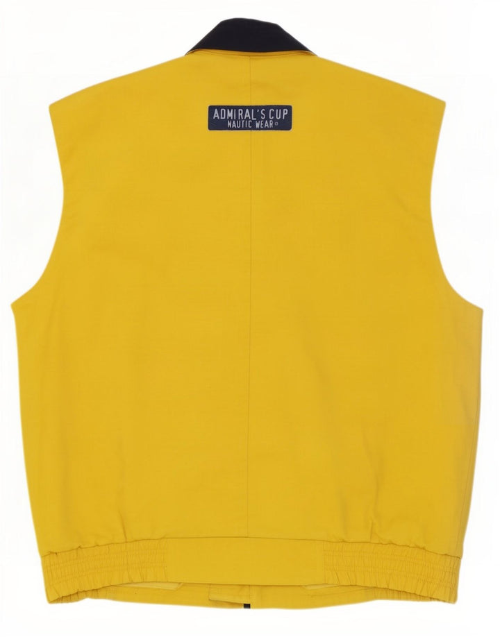 Carlo Colucci Mens Utility Jacket IT 50 Large Yellow Cotton
