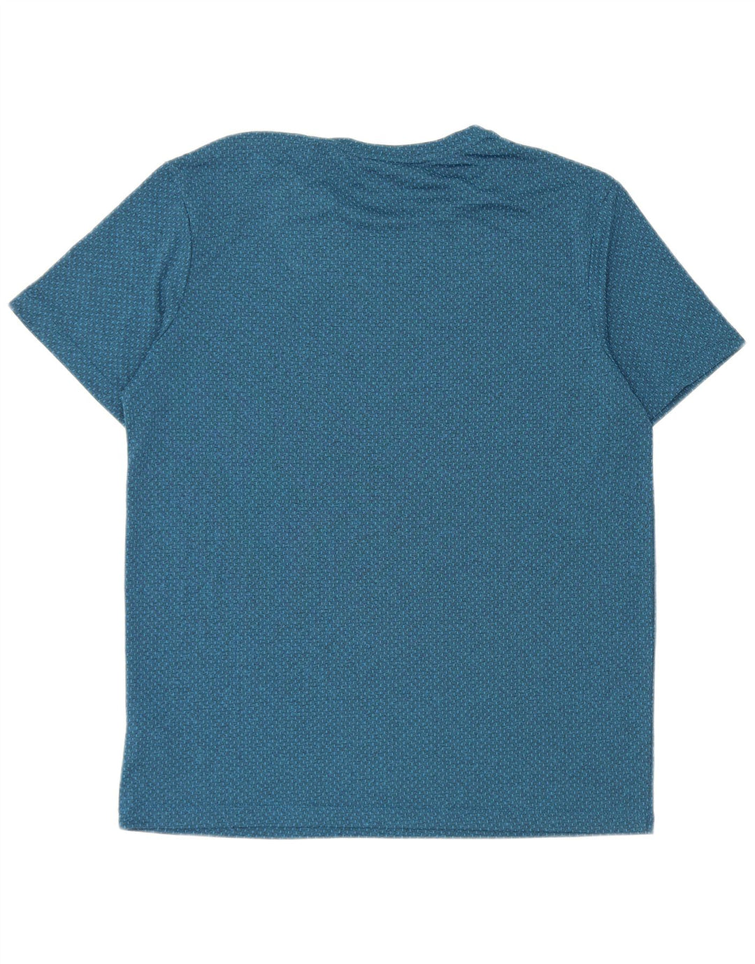 Fila Mens T-Shirt Top Medium Blue Spotted Polyester