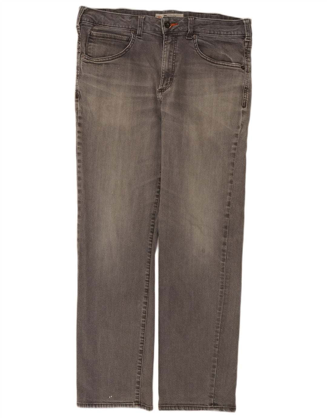 Lee Mens Modern Series Straight Jeans W36 L32 Grey Cotton
