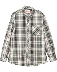 MUSTANG Mens Shirt XL Grey Check Cotton