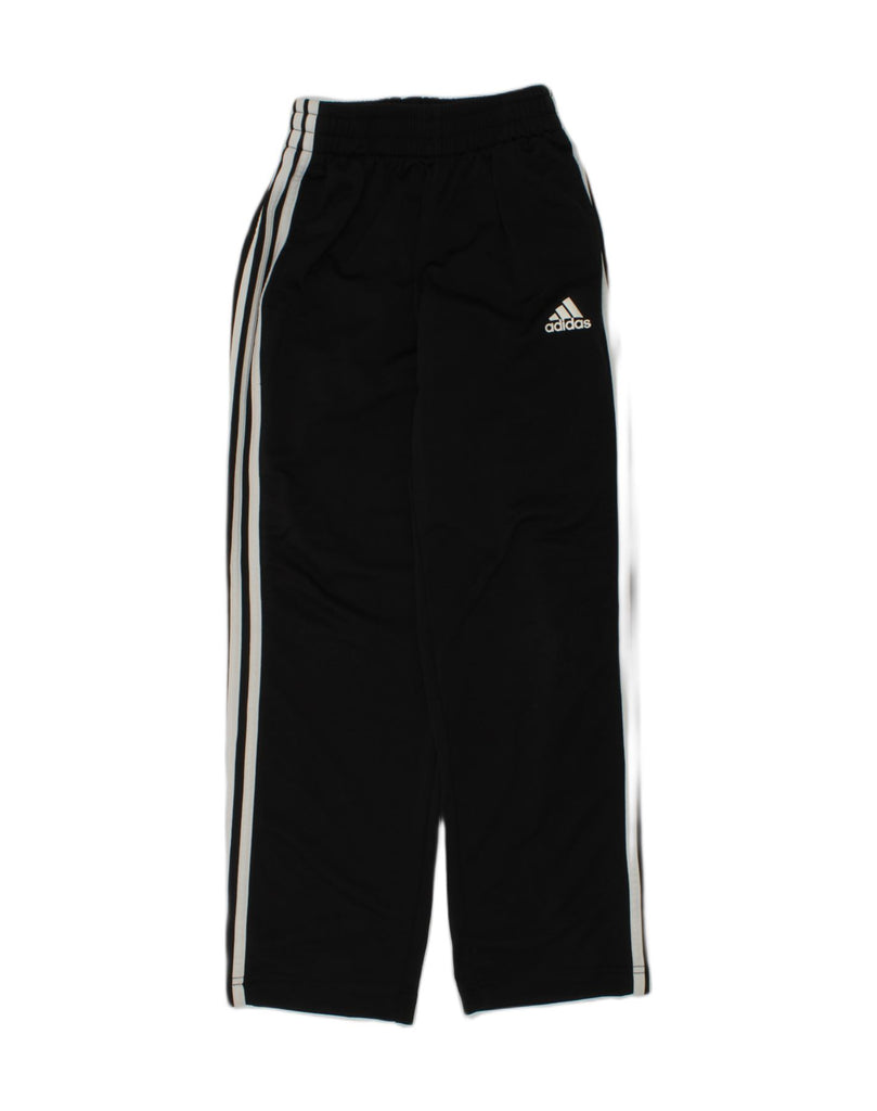 ADIDAS Girls Tracksuit Trousers 7-8 Years Small Black Polyester | Vintage Adidas | Thrift | Second-Hand Adidas | Used Clothing | Messina Hembry 