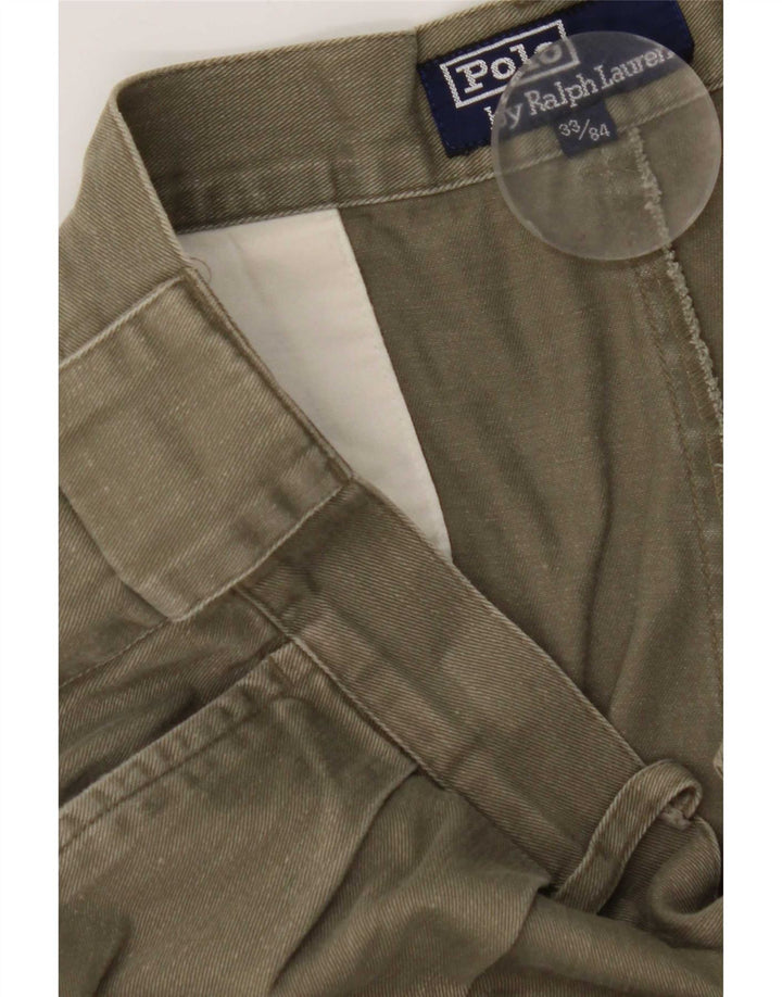 Ralph Lauren Mens Chino Shorts W33 Medium Khaki