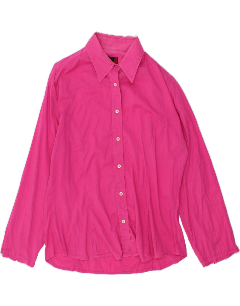 KAPPA Womens Shirt UK 18 XL Pink Cotton | Vintage Kappa | Thrift | Second-Hand Kappa | Used Clothing | Messina Hembry 