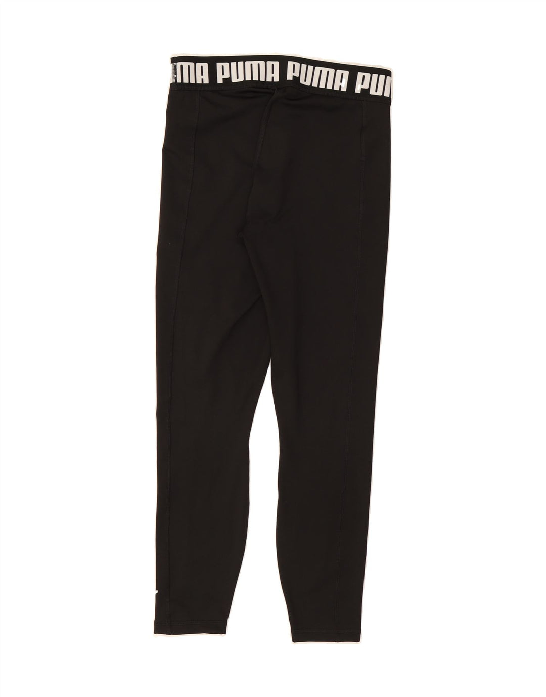 PUMA Womens Graphic Leggings UK 8 Small Black Polyester Vintage Puma and Second-Hand Puma from Messina Hembry 