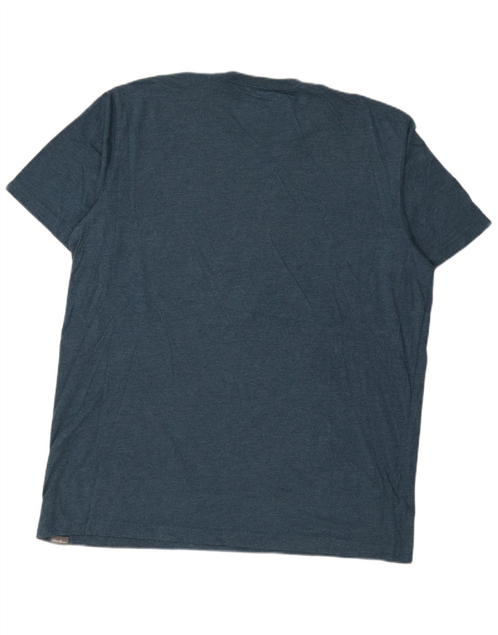 EDDIE BAUER Mens T-Shirt Top XL Blue Cotton
