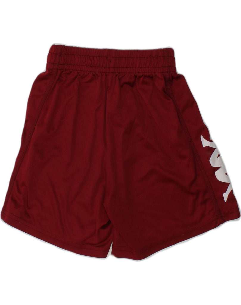 KAPPA Boys Graphic Sport Shorts 7-8 Years Red Polyester | Vintage Kappa | Thrift | Second-Hand Kappa | Used Clothing | Messina Hembry 