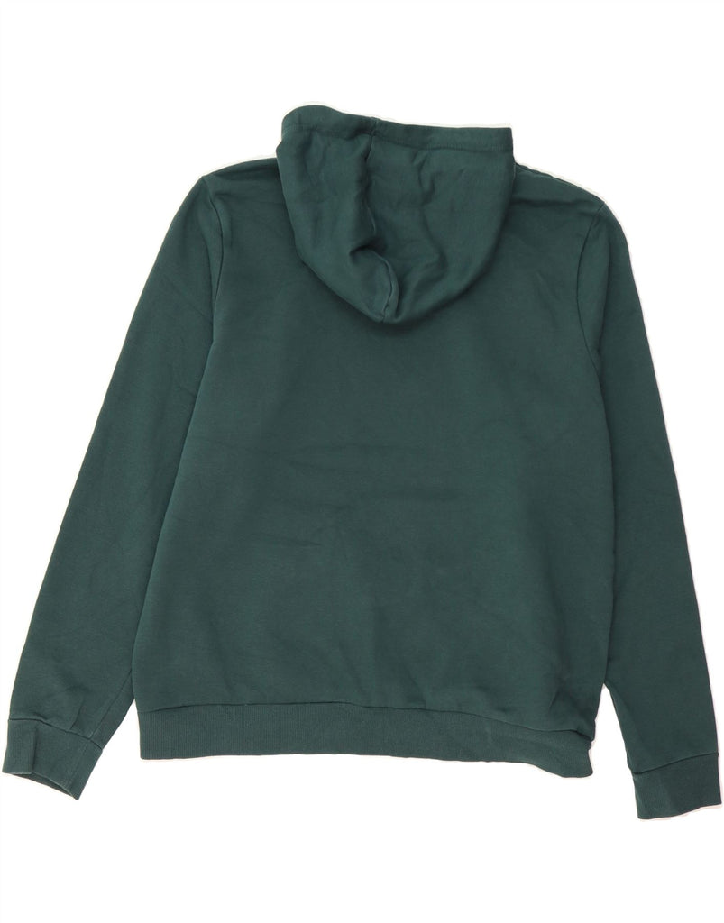 PUMA Womens Graphic Hoodie Jumper UK 20 2XL Green Cotton Vintage Puma and Second-Hand Puma from Messina Hembry 