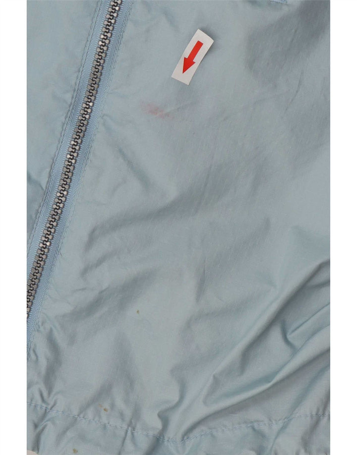 Murphy & Nye Mens Hooded Rain Jacket UK 40 Large Blue Polyamide