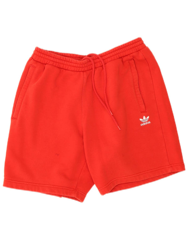 Adidas Mens Sport Shorts Large Red Cotton