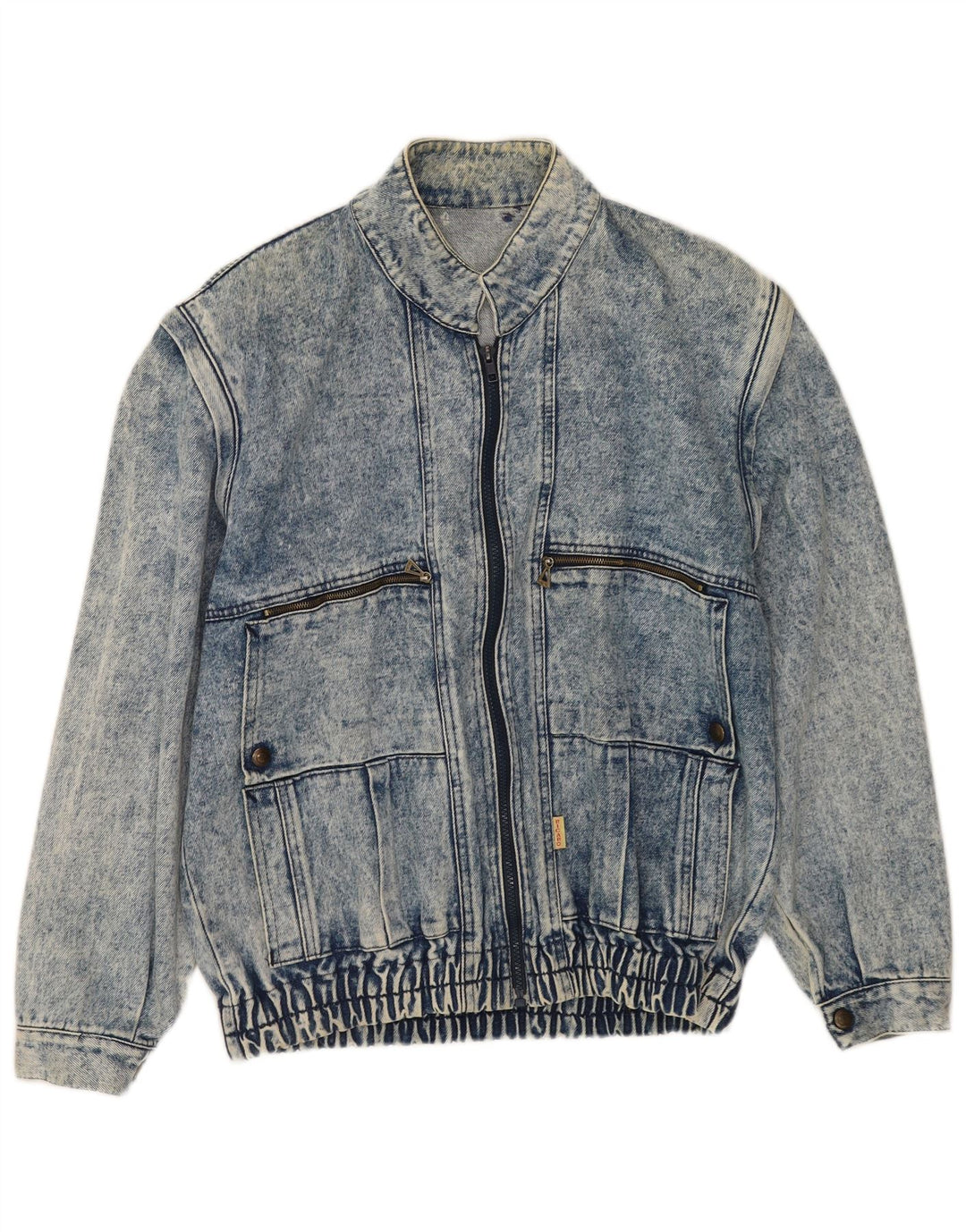 Vintage Mens Denim Jacket UK 40 Large Blue