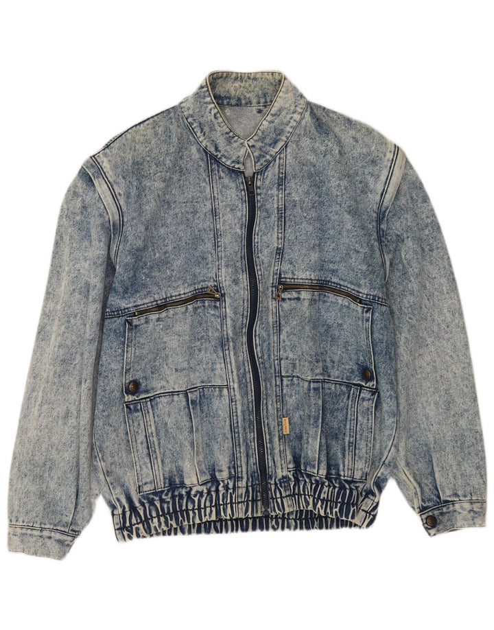 Vintage Mens Denim Jacket UK 40 Large Blue