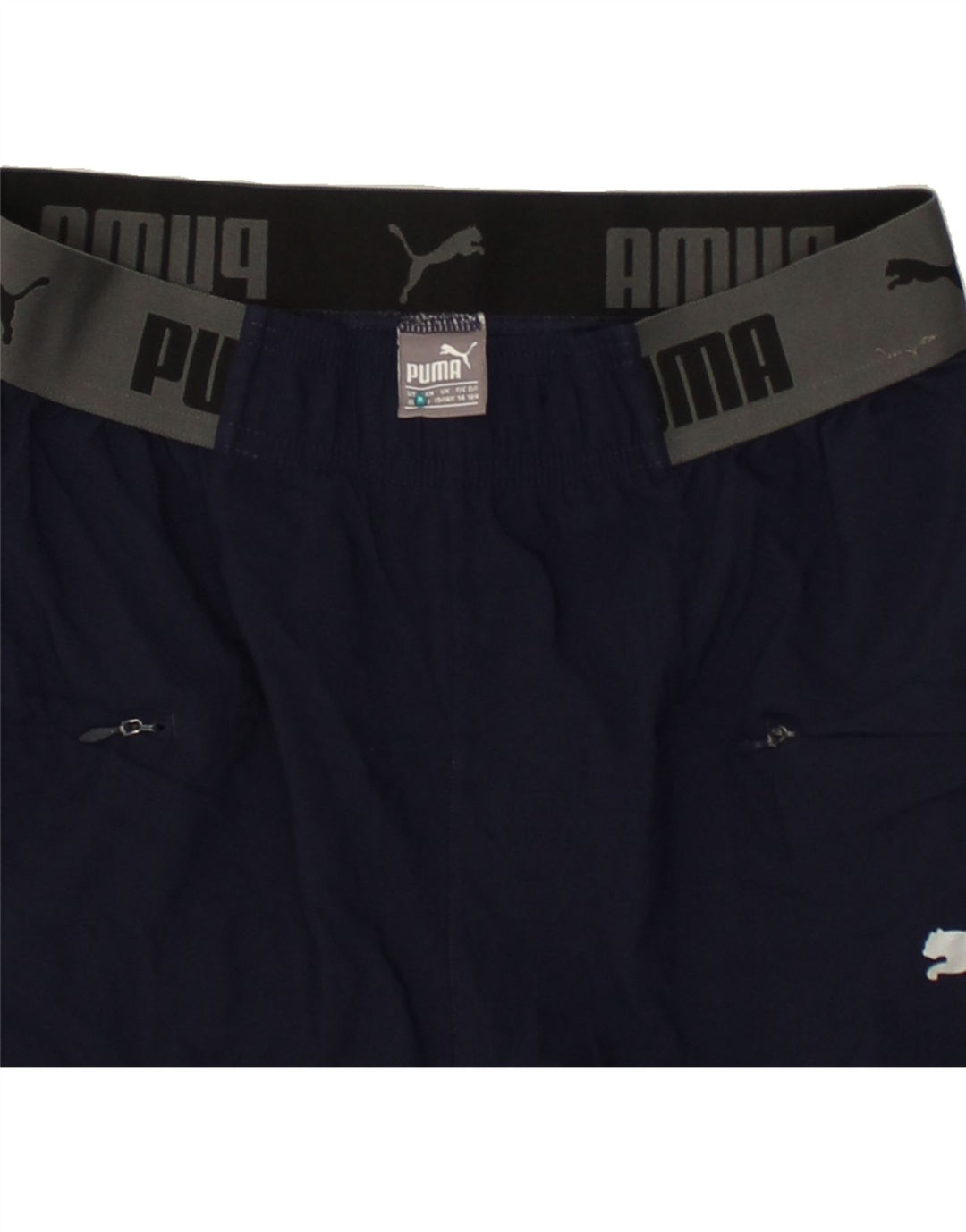 PUMA Boys Tracksuit Trousers 13-14 Years Navy Blue | Vintage Puma | Thrift | Second-Hand Puma | Used Clothing | Messina Hembry 