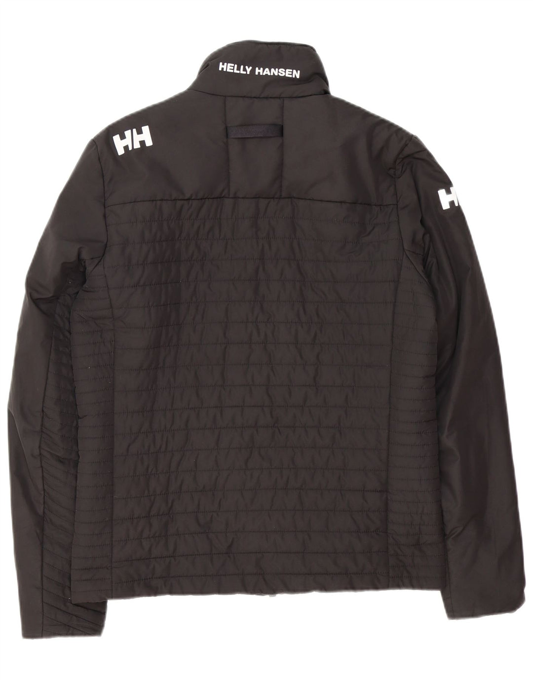 Helly Hansen Mens Graphic Padded Jacket UK 38 Medium Black Polyester