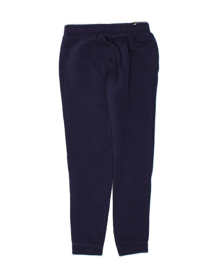 PUMA Mens Tracksuit Trousers Medium Navy Blue Cotton Vintage Puma and Second-Hand Puma from Messina Hembry 