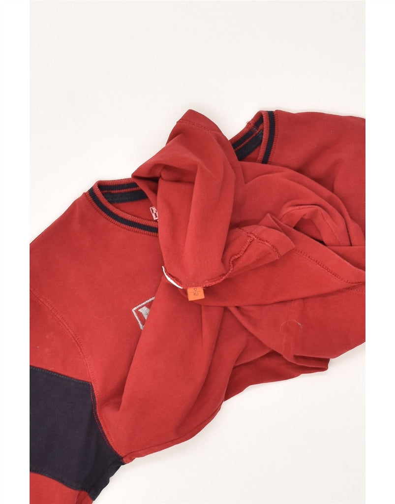 NAPAPIJRI Boys Graphic Top Long Sleeve 11-12 Years Red Colourblock | Vintage Napapijri | Thrift | Second-Hand Napapijri | Used Clothing | Messina Hembry 