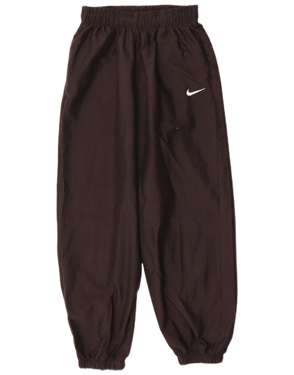 Nike Womens Tracksuit Trousers Joggers UK 10 Small Black Polyester Sports
