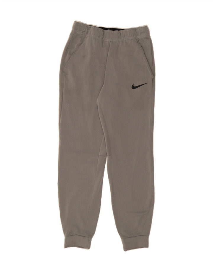 NIKE Mens Tracksuit Trousers Joggers Small  Grey Polyester Vintage Nike and Second-Hand Nike from Messina Hembry 