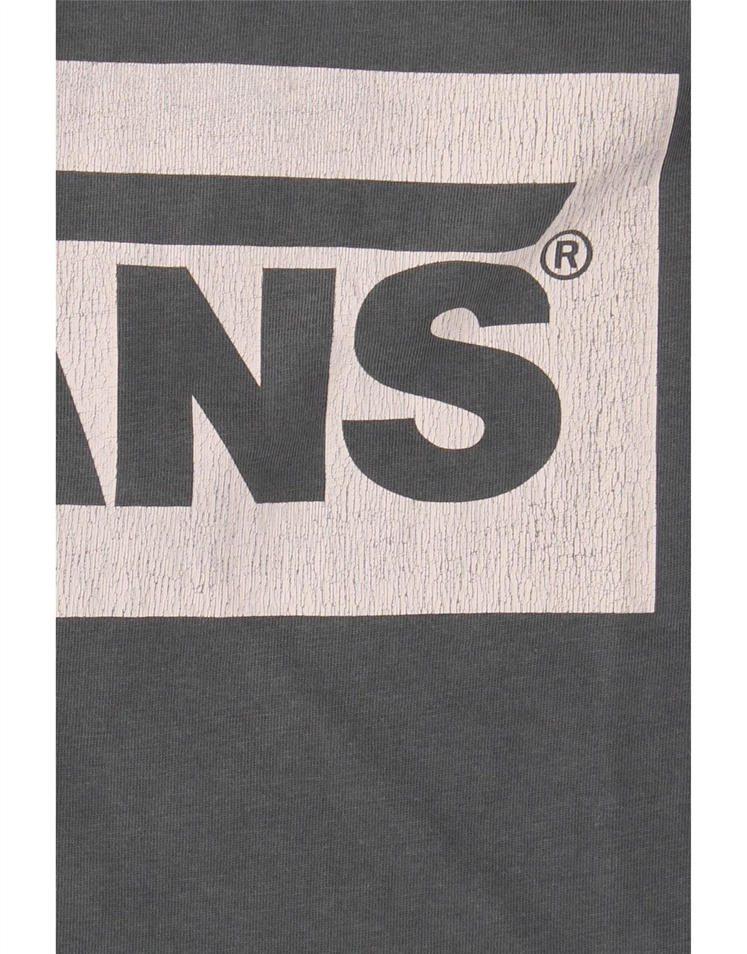 Vans Mens Classic Graphic T-Shirt Top Large Grey