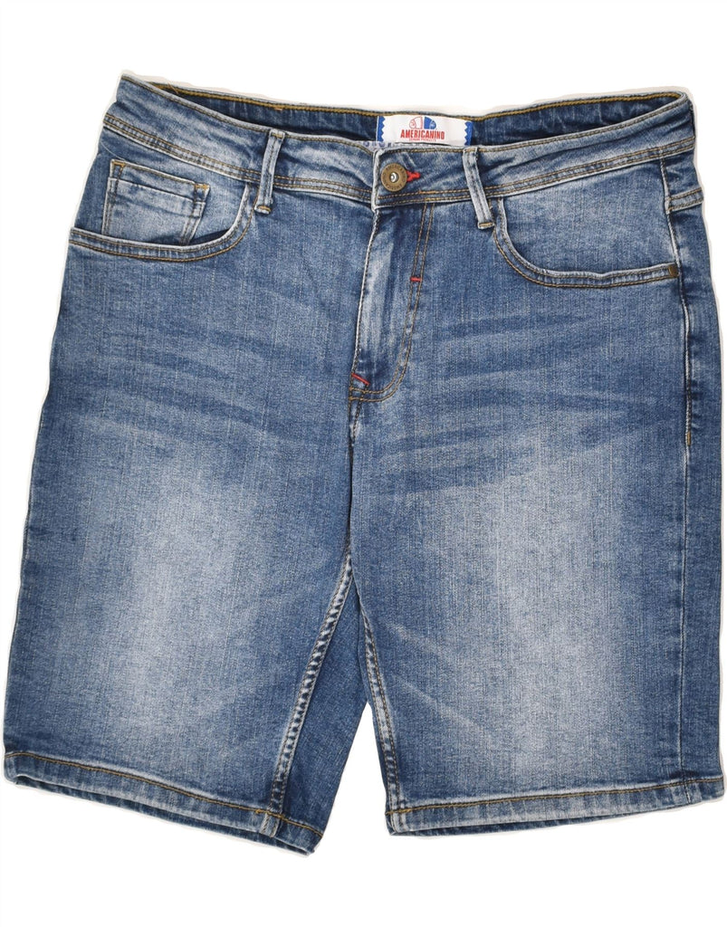 AMERICANINO Mens Denim Shorts IT 46 XS W33  Blue Cotton | Vintage Americanino | Thrift | Second-Hand Americanino | Used Clothing | Messina Hembry 