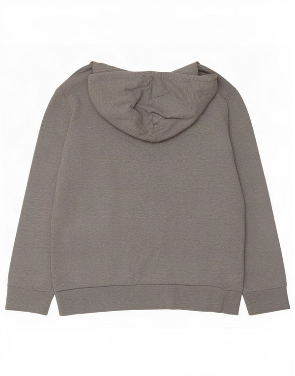 Levi's Mens Graphic Hoodie Jumper 2XL Grey Flecked Cotton