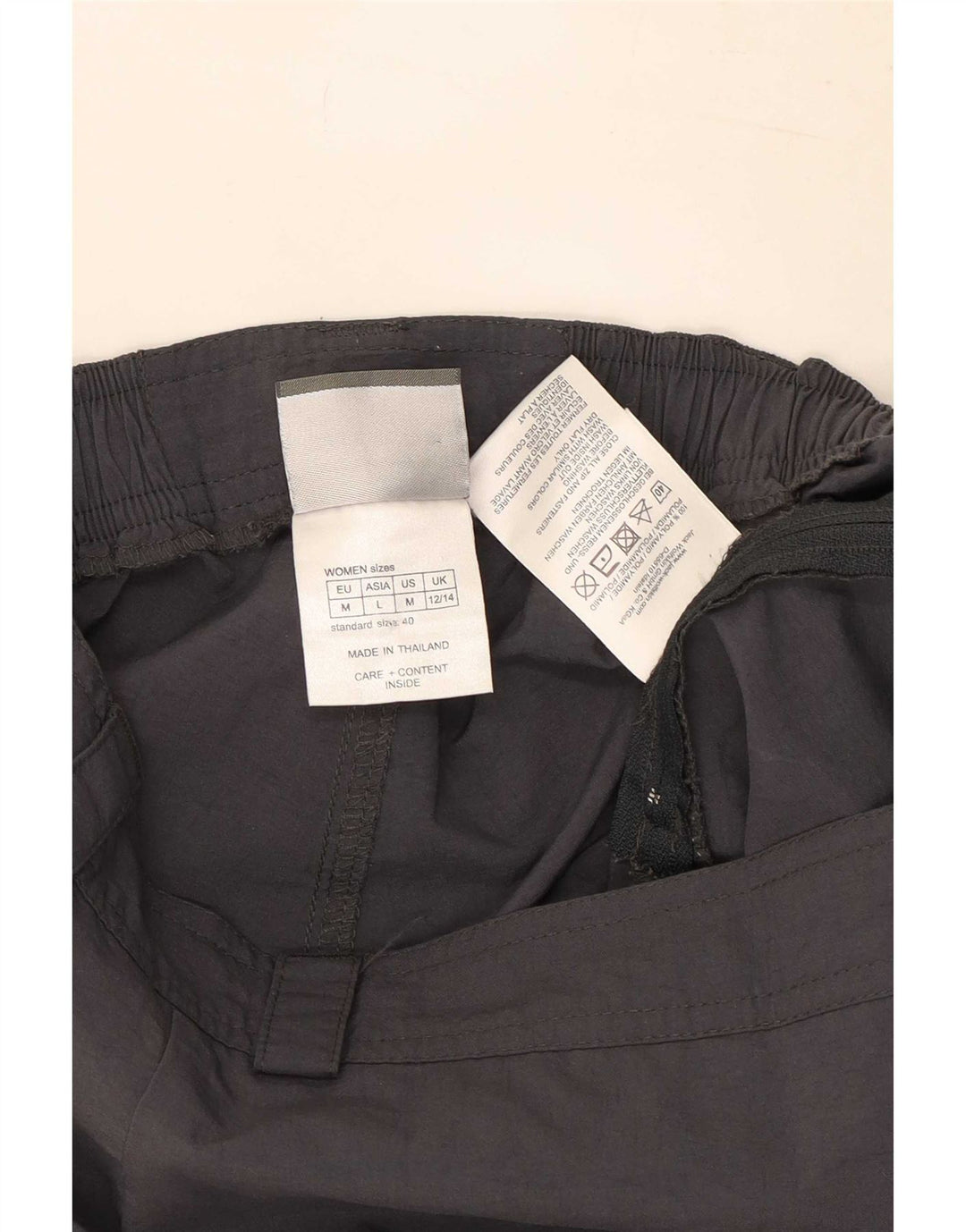 Jack Wolfskin Womens Cargo Shorts Medium W28 L6 Grey Polyester