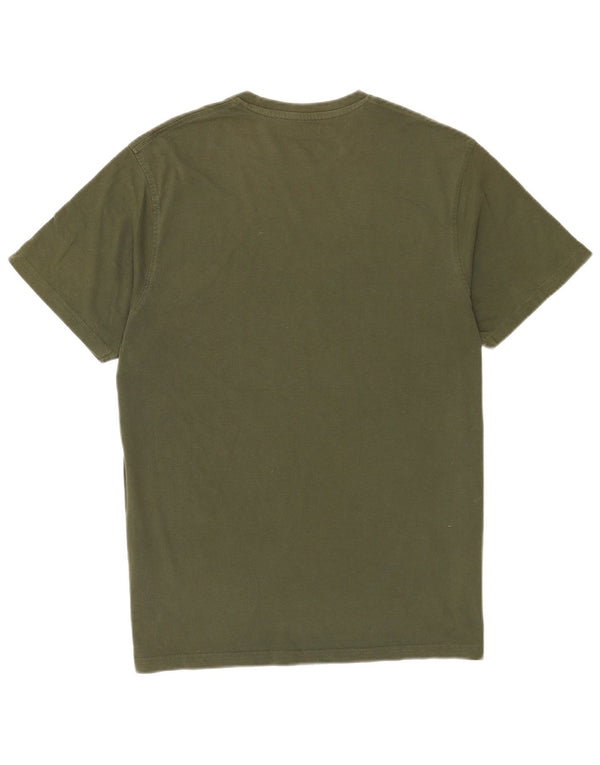 Mountain Warehouse Mens Graphic T-Shirt Top Medium Green
