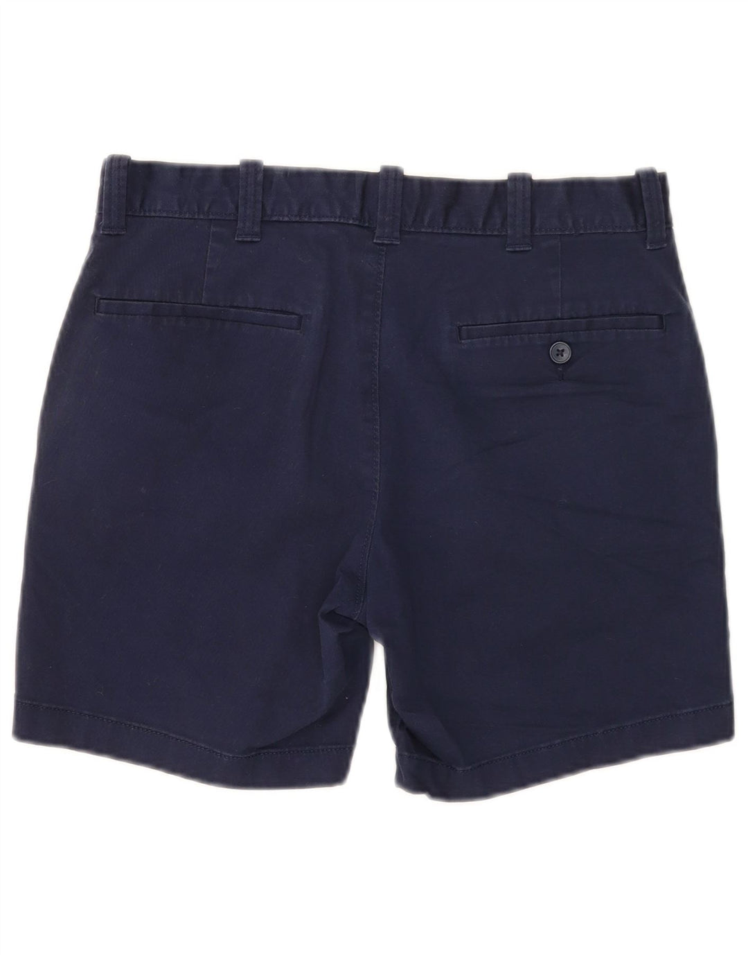 J. Crew Mens Chino Shorts W30 Medium Navy Blue Cotton