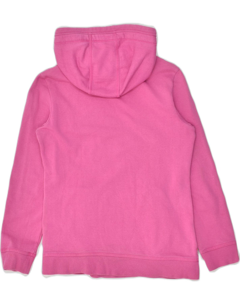 ADIDAS Womens Graphic Hoodie Jumper UK  10 Small Pink Cotton | Vintage Adidas | Thrift | Second-Hand Adidas | Used Clothing | Messina Hembry 