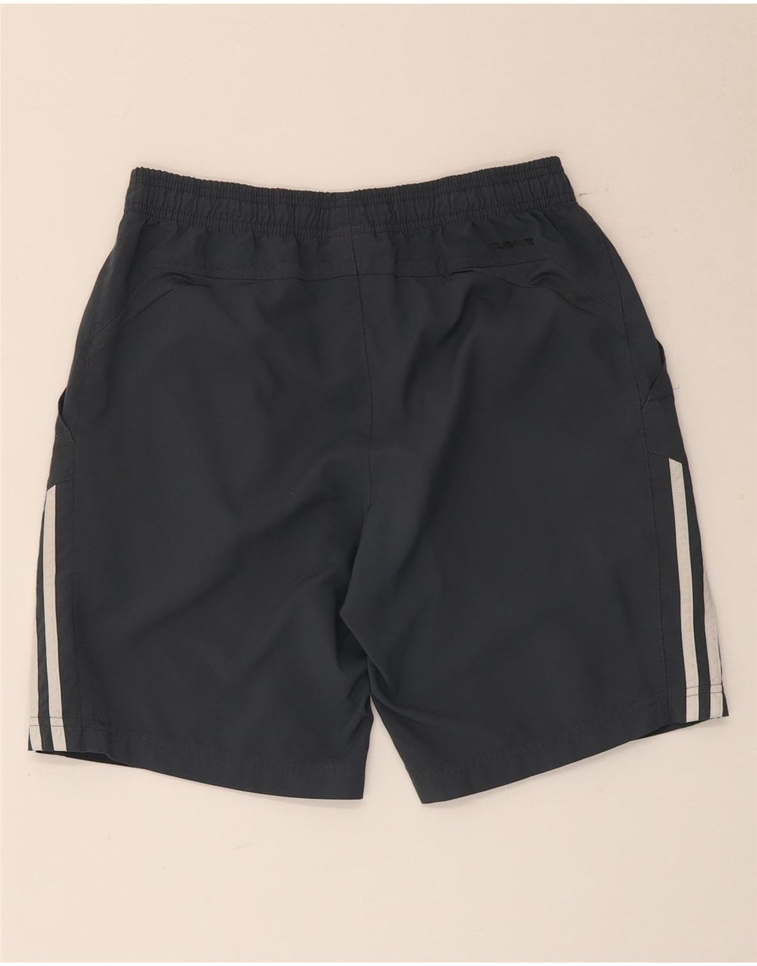 Adidas Mens Sport Shorts Small Grey Colourblock Polyester