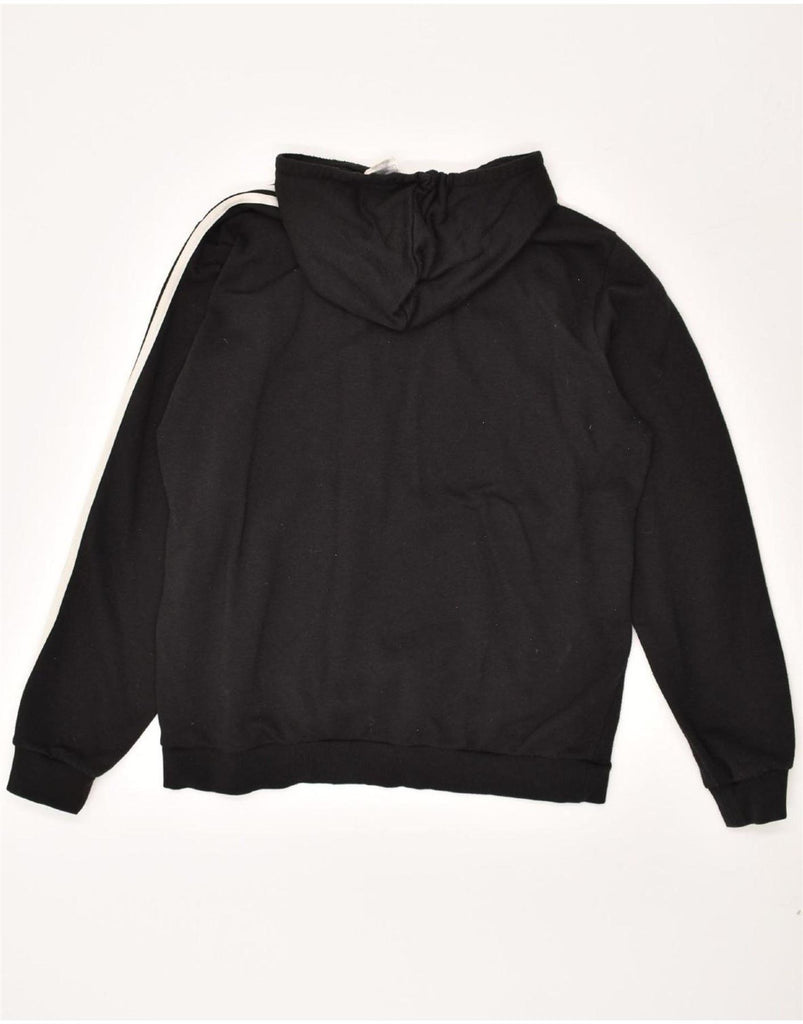 ADIDAS Mens Hoodie Jumper Large Black Cotton Vintage Adidas and Second-Hand Adidas from Messina Hembry 