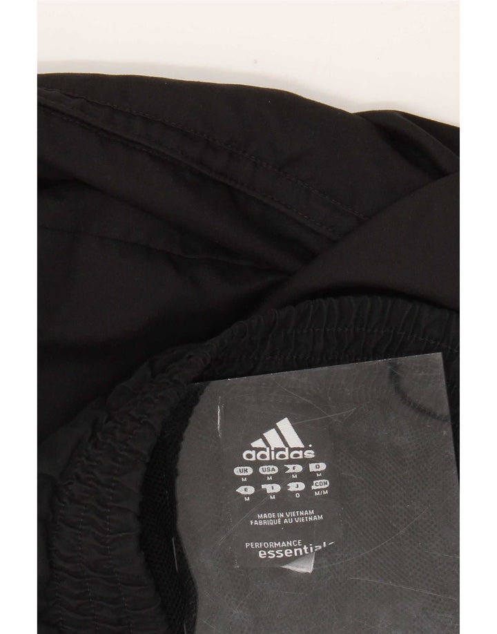 Adidas Mens Tracksuit Trousers Medium Black Polyester