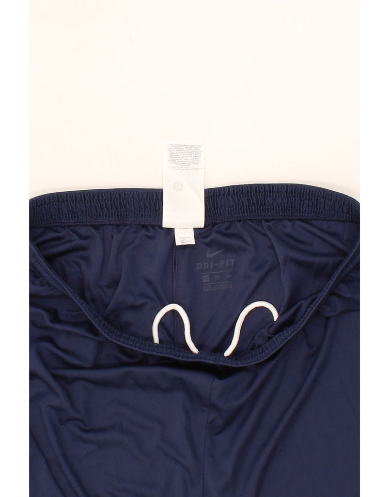 NIKE Mens Dri Fit Sport Shorts 2XL  Navy Blue Polyester Vintage Nike and Second-Hand Nike from Messina Hembry 