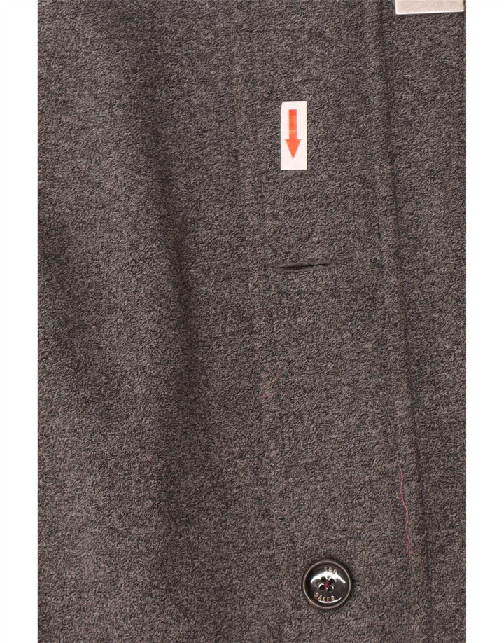 Ted Baker Mens Bomber Jacket Size 4 Large Grey Polyester
