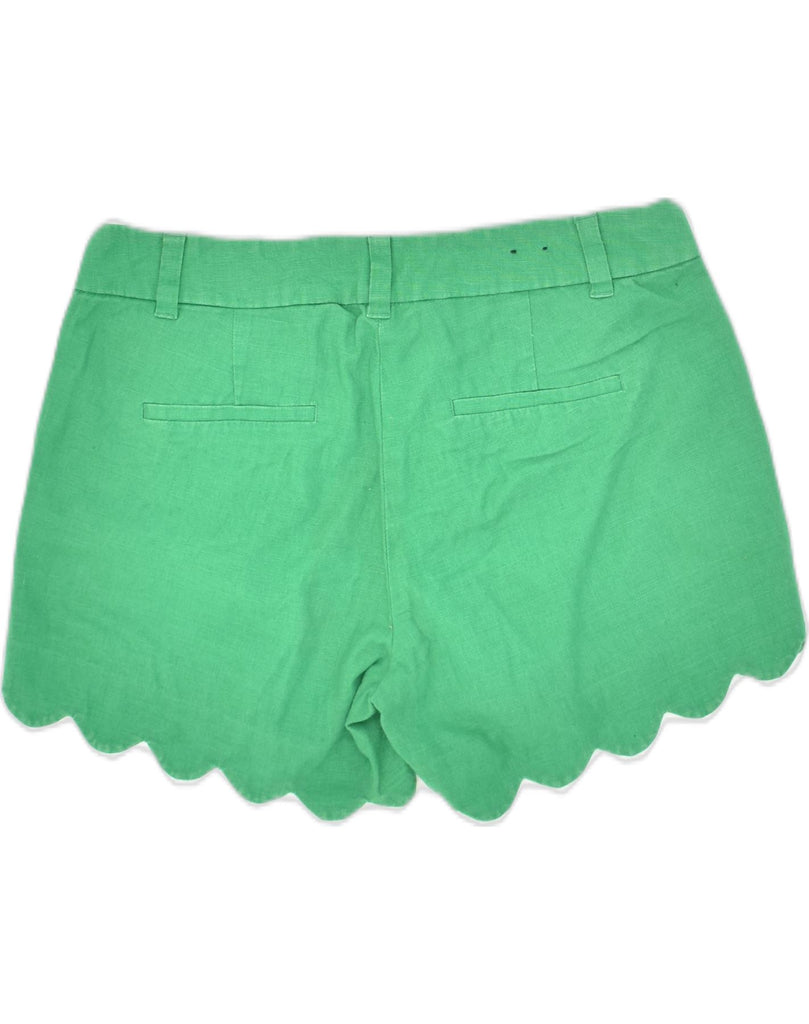 J. CREW Womens Hot Pants W30 Medium Green Cotton | Vintage J. Crew | Thrift | Second-Hand J. Crew | Used Clothing | Messina Hembry 