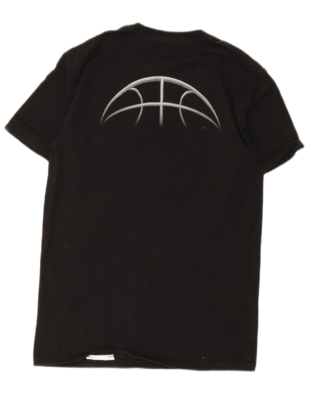 Champion Mens Graphic T-Shirt Top Small Black Cotton