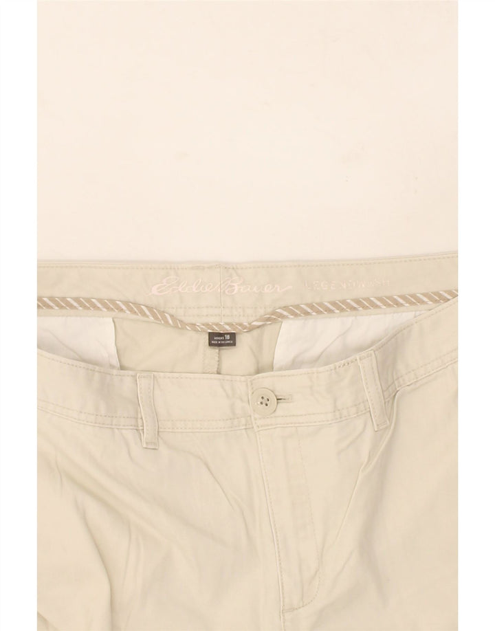EDDIE BAUER Womens Chino Shorts US 10 Large W40  Beige Cotton Vintage Eddie Bauer and Second-Hand Eddie Bauer from Messina Hembry 