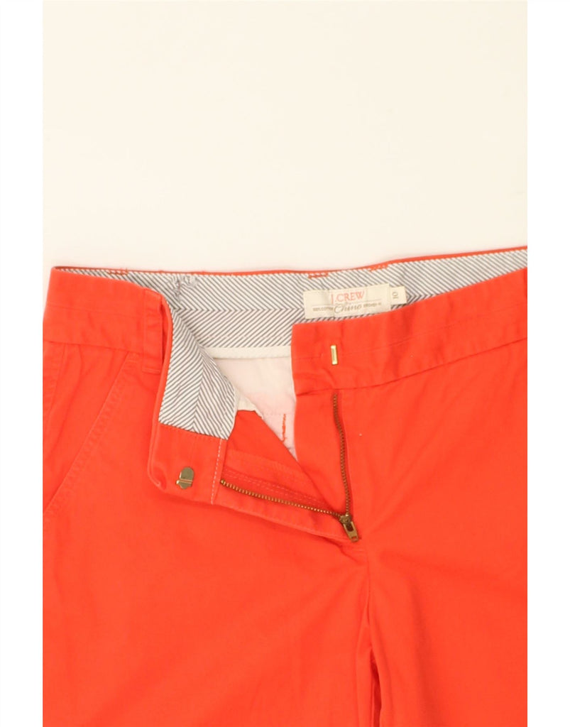 J. CREW Womens Chino Shorts US 10 Large W34 Red Cotton | Vintage J. Crew | Thrift | Second-Hand J. Crew | Used Clothing | Messina Hembry 