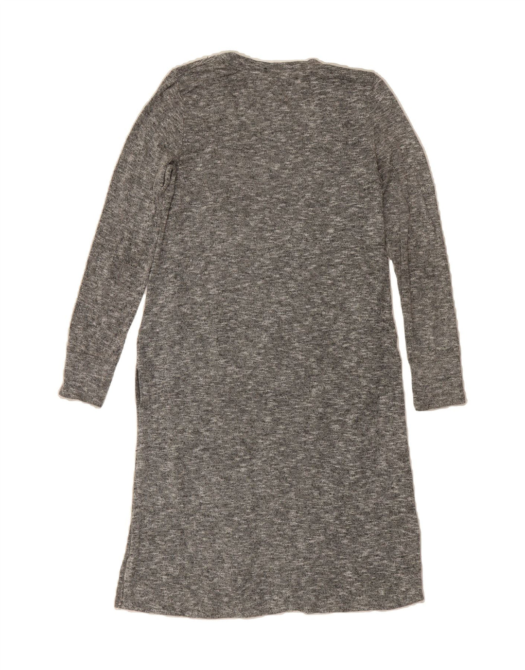 MOSSIMO Womens Longline Cardigan Sweater UK 10 Small Grey Rayon Vintage Mossimo and Second-Hand Mossimo from Messina Hembry 