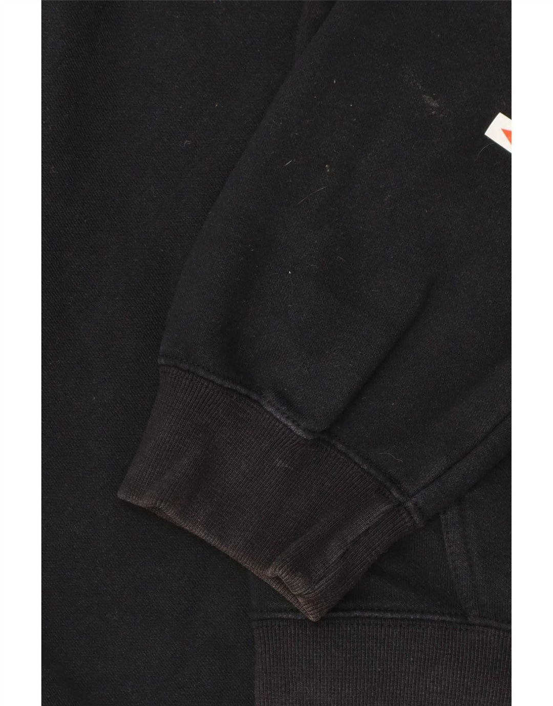 Champion Mens Hoodie Jumper Large Black Cotton