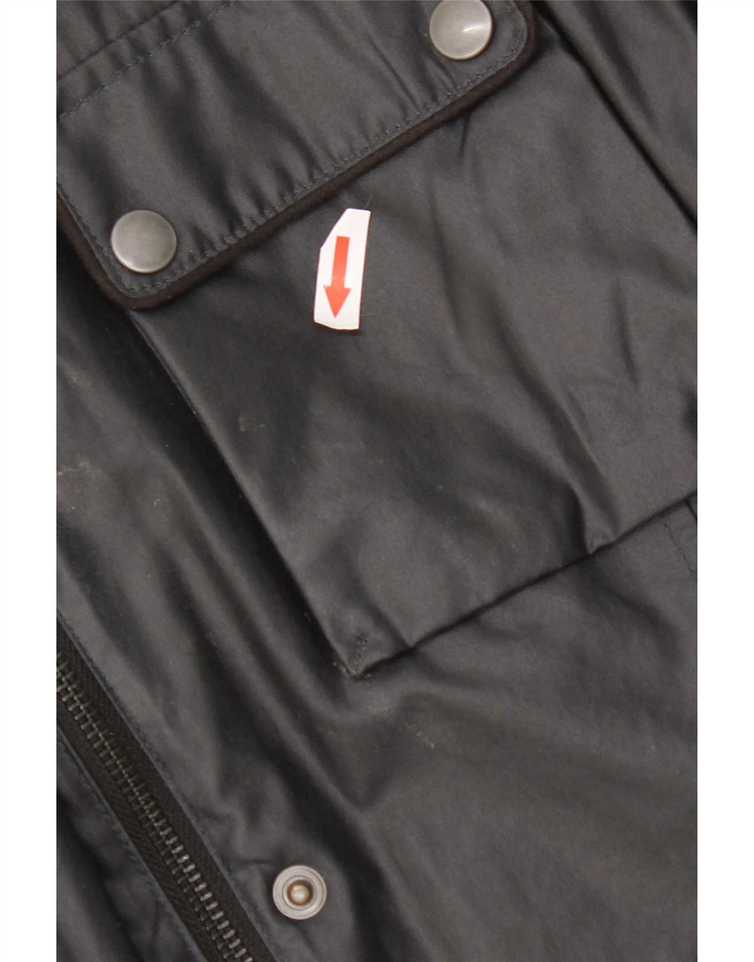 Belstaff Womens Utility Jacket IT 46 Large Navy Blue Cotton