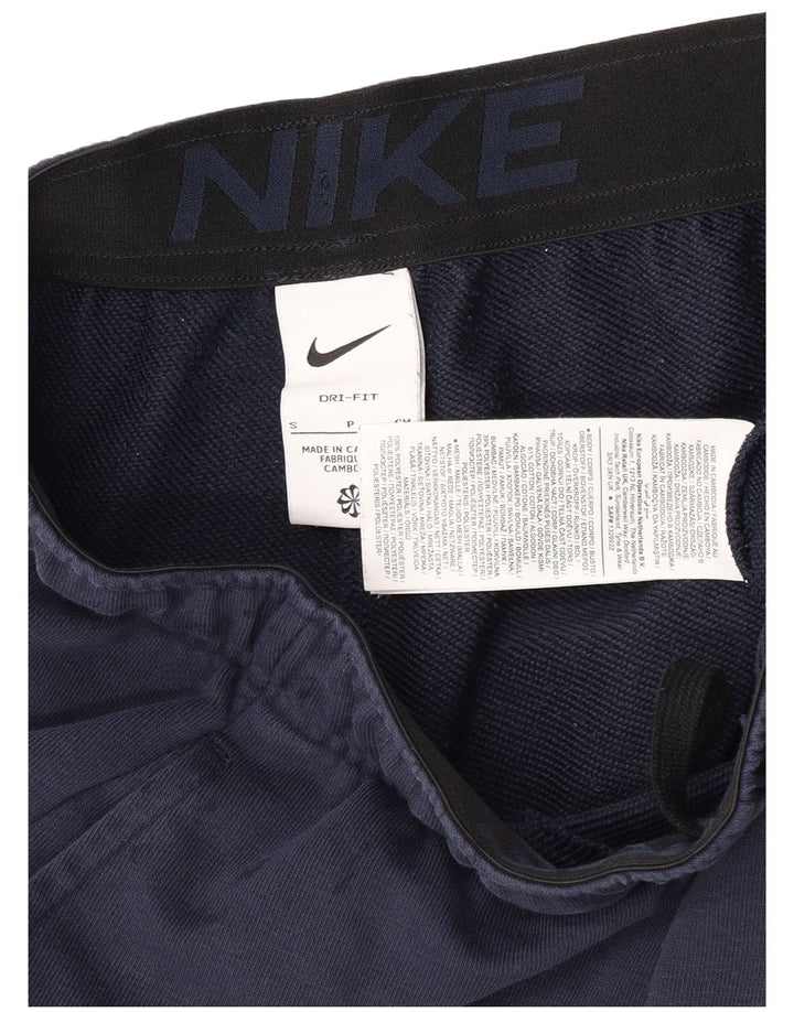 Nike Mens Dri Fit Sport Shorts Small  Navy Blue Cotton